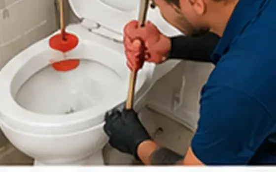 AI-generated visual example for toilet flange repair & replacement: signs and first checks
