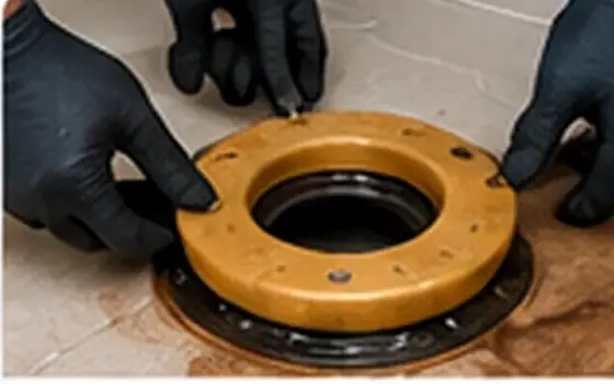 AI-generated visual example for toilet tank repair: signs and first checks