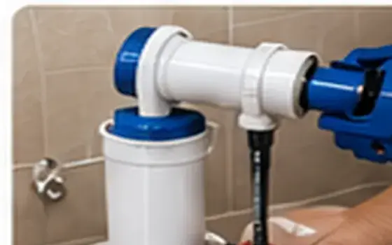 AI-generated visual example for toilet repair in downtown los angeles