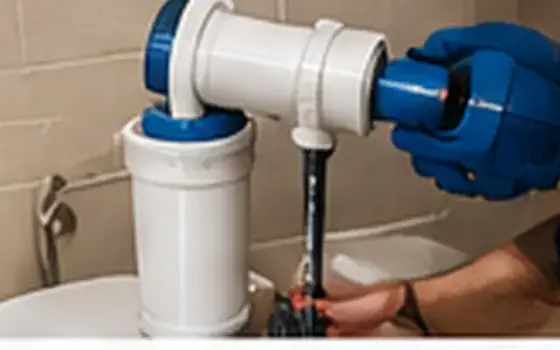 AI-generated visual example for toilet repair in north rosemead