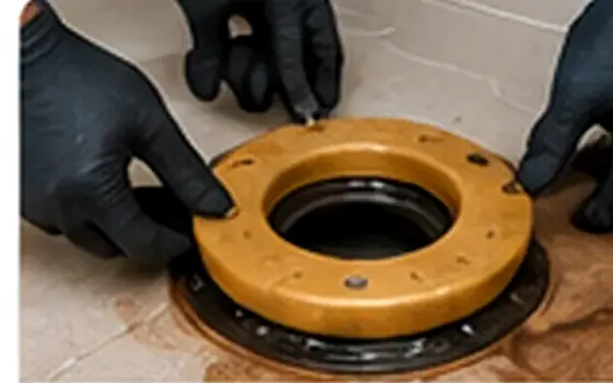 AI-generated visual example for toilet repair in rose city