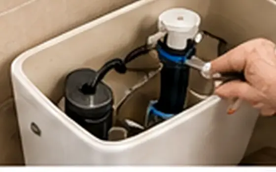AI-generated visual example for toilet repair in south san gabriel