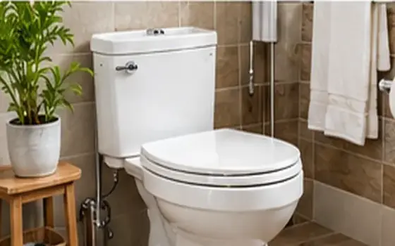 AI-generated visual example for gurgling toilet — toilet problem guide