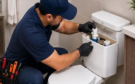 Slow-filling tank โ Toilet Problem Guide โ illustrative photo 2 AI-generated visual example for slow-filling tank โ toilet problem guide