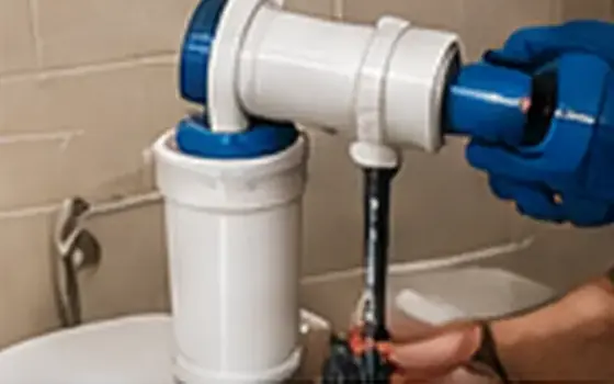 AI-generated visual example for tank-to-bowl leak — toilet problem guide