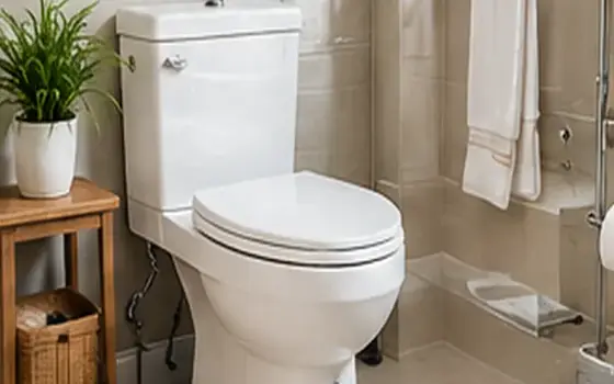 AI-generated visual example for clogged toilet repair in rosemead, ca