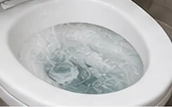 AI-generated visual example for clogged toilet repair in rosemead, ca