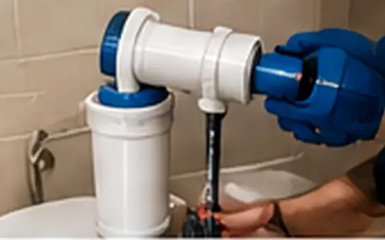 AI-generated visual example for toilet fill valve repair in rosemead, ca