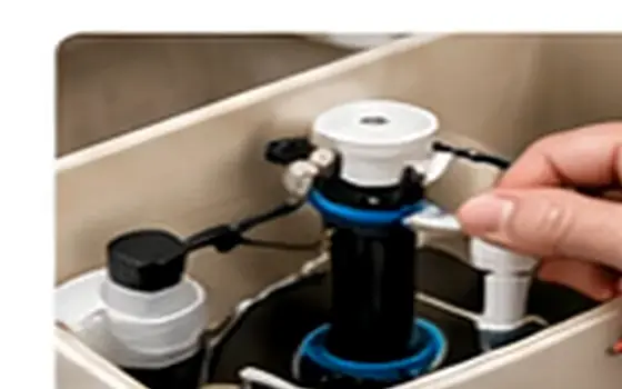AI-generated visual example for toilet fill valve repair in rosemead, ca