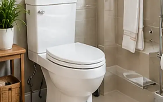AI-generated visual example for toilet flush repair in rosemead, ca