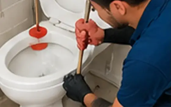 AI-generated visual example for toilet tank repair in rosemead, ca
